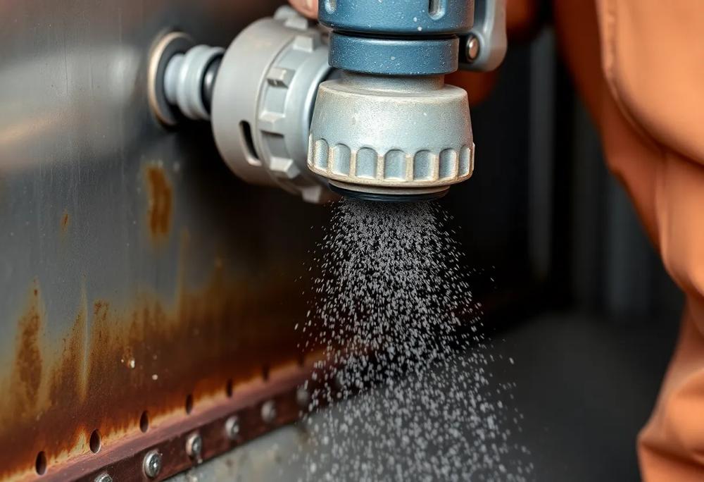 sandblasting cleaning